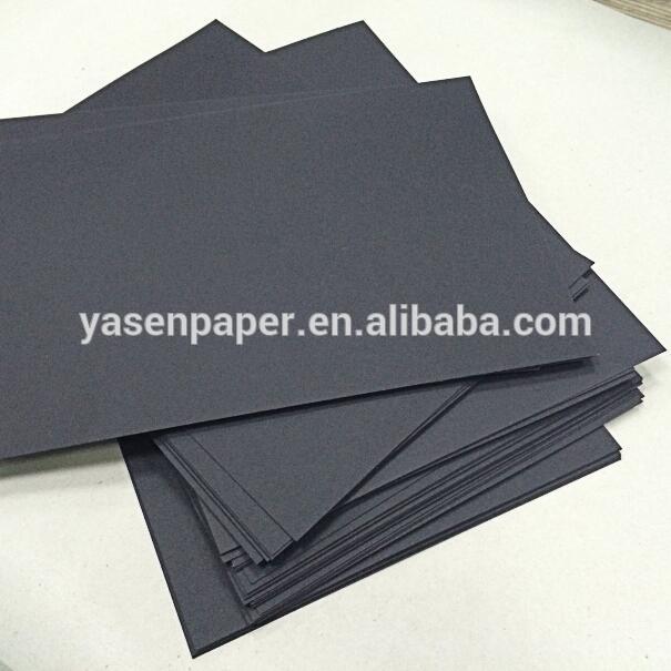 black kraft paper in roll and sheets black paper